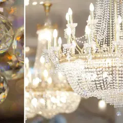När man ska putsa kristallkrona är det detaljerna som räknas. Varje prismas glans fångar ljuset.
