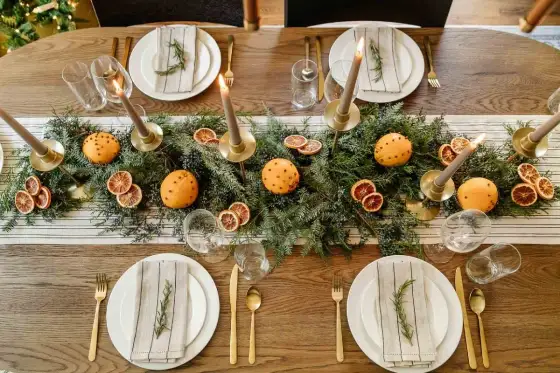 Juldukning - Skapa lugn och stil på ditt julbord
